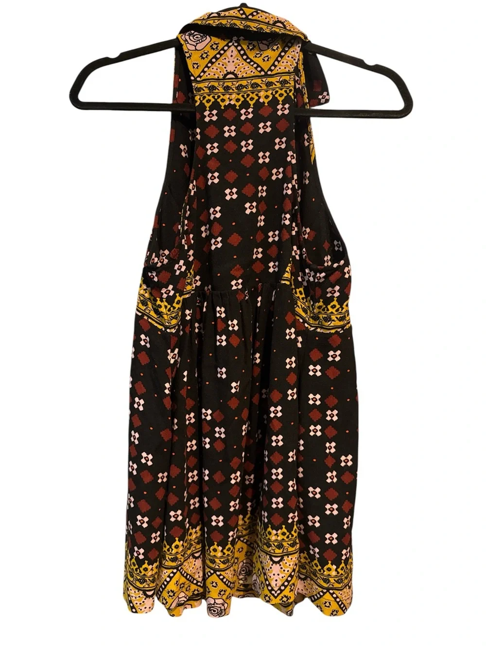 Free People Charlotte Empire Waist Sleeveless Tunic Top Sz XS Pockets bundle
